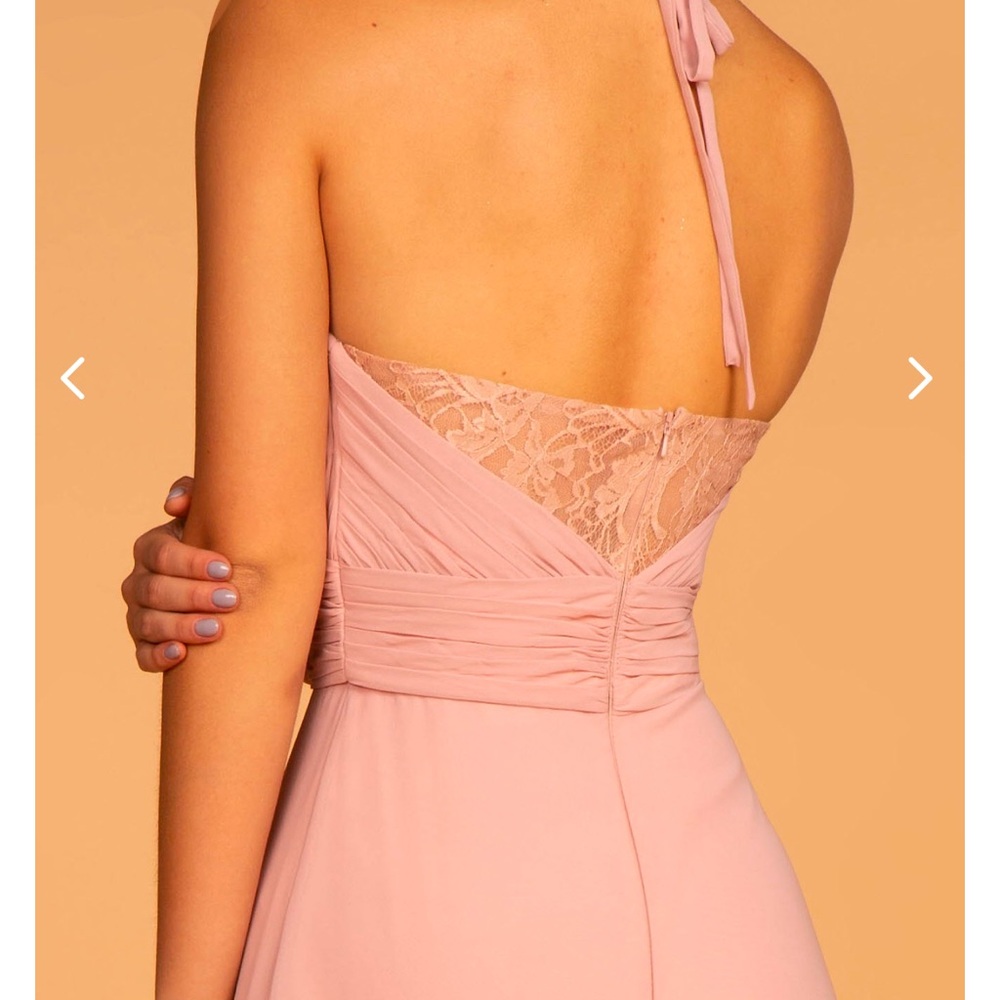 (NWOT) Pink chiffon dress size 2X - Picture 5 of 17